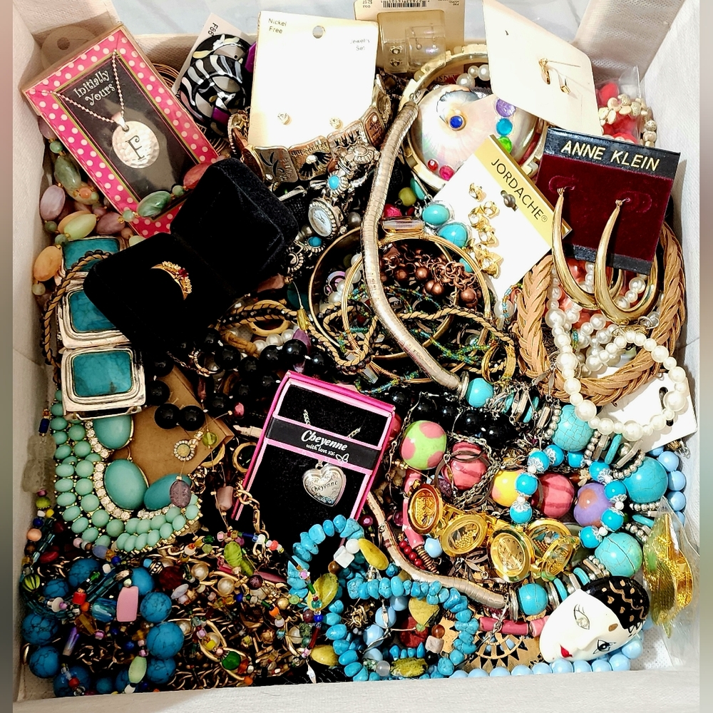 4+ lbs Mixed Jewelry Lot - All Wearable